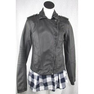 Hollister Cropped Moto Jacket